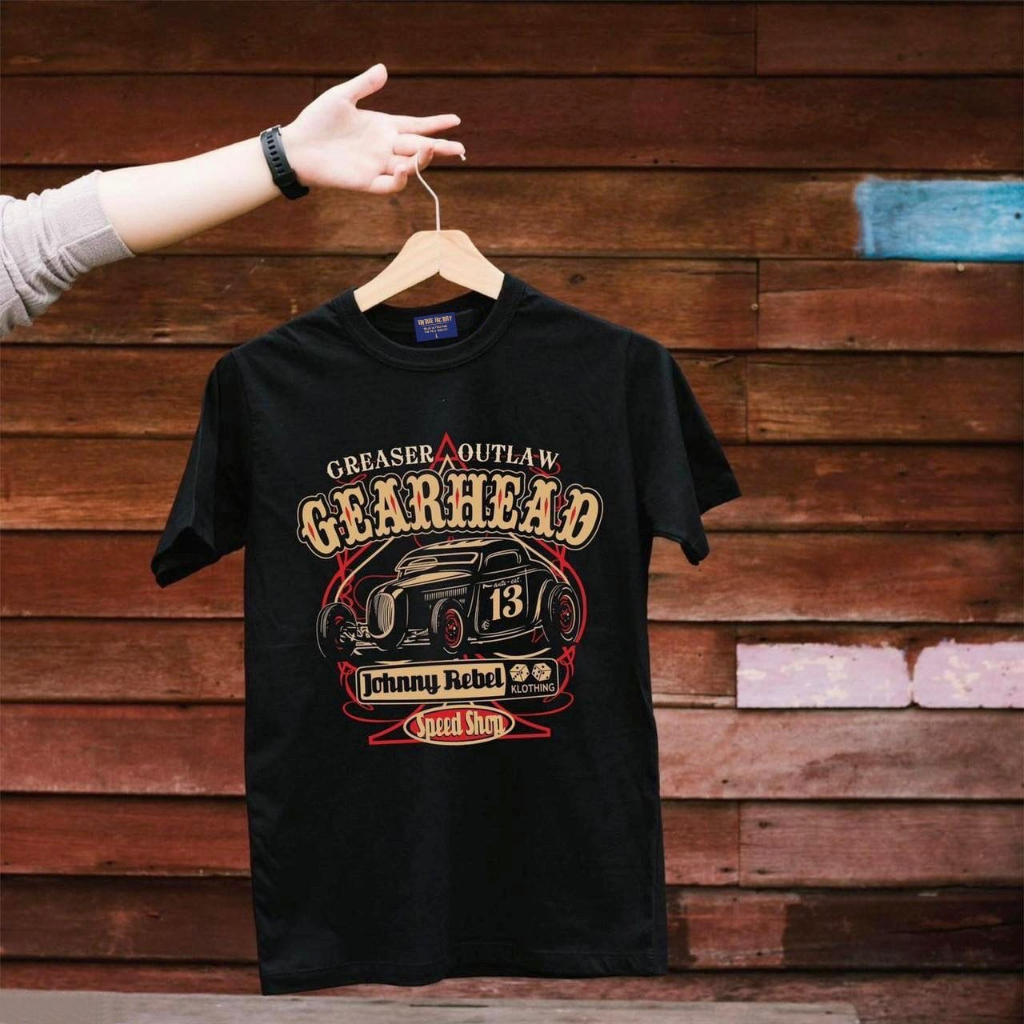 ซื้อ (พร้อมส่ง) เสื้อยืด GEARHEAD FRONT - ผ้า Cotton100%