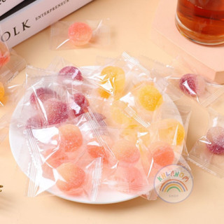 เยลลี่ผลไม้ Gummy Jelly  เยลลี่ 2บาท (1ชิ้น/8กรัม) เยลลี่ส้ม เยลลี่องุ่น เยลลี่พีช เยลลี่เลม่อน เยลลี่เคลือบน้