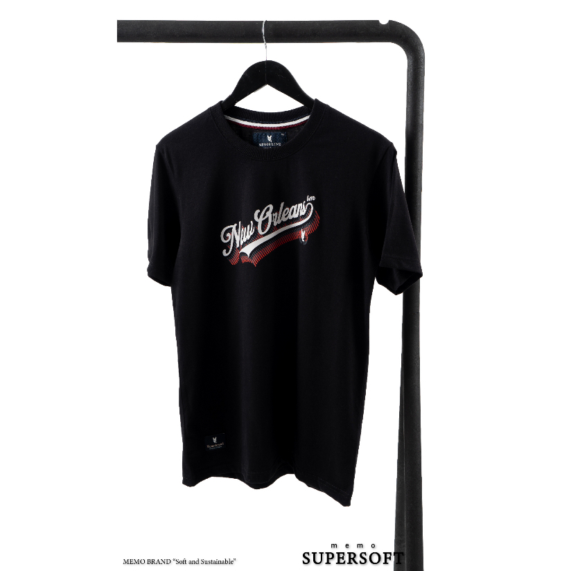 AEIOU เสื้อยืด Memo Supersoft Premium สกรีน รุ่น New Orleans สินค้าลิขสิทธิ์แท้