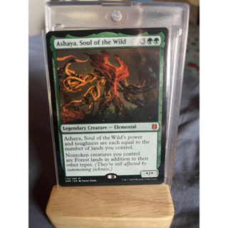 การ์ด MTG Ashaya, Soul of the Wild Green Magic the gathering EDH รุ่น ZNR สภาพ Nm