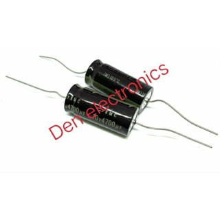 C หางหนู ￼4700uf 10v Capacitor หางหนู  105องศา (ราคาต่อชิ้น) สินค้าพร้อมส่ง