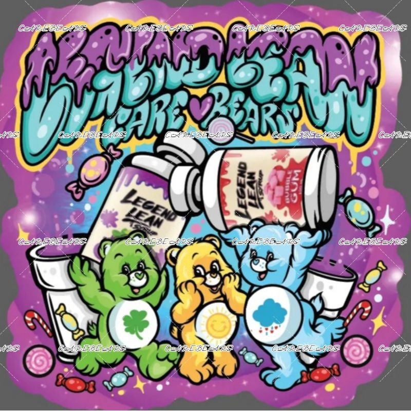 สติกเกอร์ LEGENDLEAN CARE BEARS สุดน่ารัก