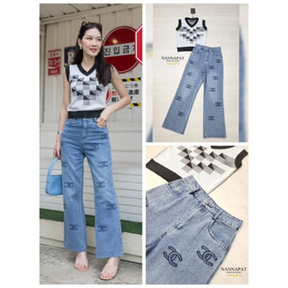 ♥️ M7 NANNAPAT Set เซต2ชิ้น ชุดเซตขายาว ชุดเข้าเซต เสื้อผ้าผู้หญิง ไซส์ S-XL