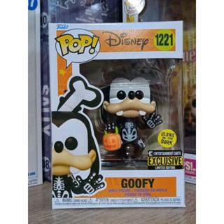 Funko Pop! : Disney - Goofy as Skeleton Halloween Glow in the Dark [ กล่องสินค้า - 9/10 ]