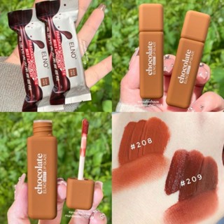 ลิปสติก ลิปแมท ลิปช็อคโกแลต​ ลิปจุ่ม Elno Matte Lipstick เนื้อแมท สีสวย กลบสีปากได้ดี ไม่ตก​ร่อง​ กันน้ำ ติดทนนาน