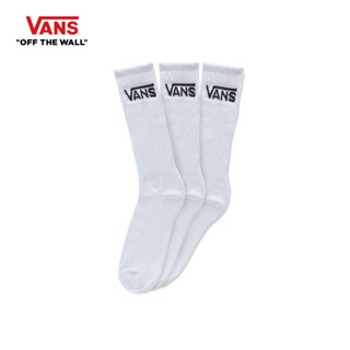 VANS CLASSIC CREW (9.5-13, 3PK) - WHITE