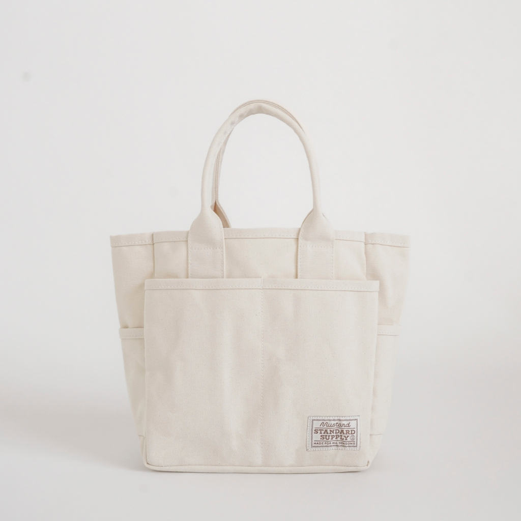 Mustard Mini Utility Tote กระเป๋าผ้ารีไซเคิล