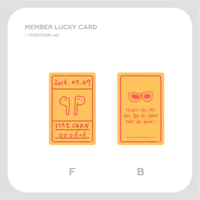 [PRE-ORDER]NCT 127 7th Anniversary MD_LUCKY CARD SET - รูปที่ 2