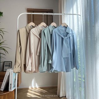 Mila shirt#04💞🌻(สินค้าพร้อมส่ง)เสื้อเชิ๊ตกระดุมยาวเนื้อผ้าใส่สบายดีเทลน่ารัก