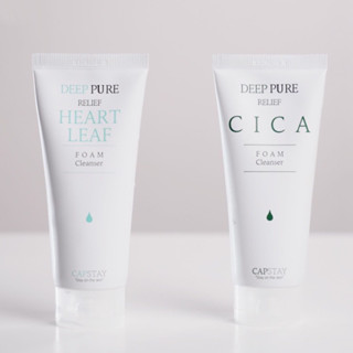 🌟 Capstay Deep Pure Relief Cica &amp; Heartleaf Foam Cleanser[exp.25/5/25]