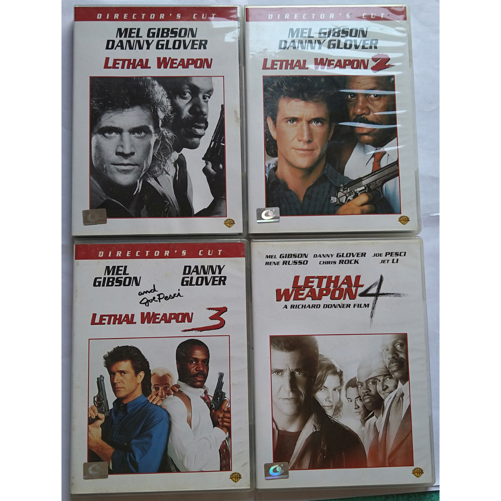 Lethal Weapon 1 - 4 ริกส์ คนมหากาฬ ภาค 1 - 4 DVD