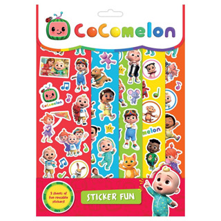 Cocomelon Sticker Fun With five sheets of reusable stickers creative and make some spectacular sticker scenes