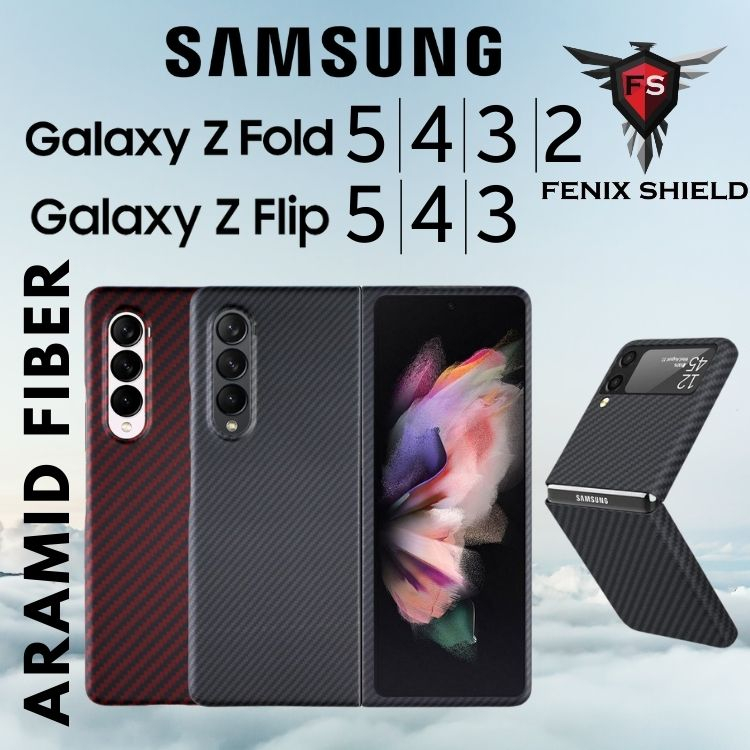 (พร้อมส่ง) เคส FenixShield Ultra Slim Aramid Carbon Fiber for Samsung Galaxy Z Fold5 / Flip5 / Fold4 / Flip4 / Fold3 / Flip3 / Fold2