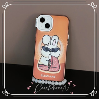 🔥สไตล์ใหม่🔥เคสไอโฟน iphone 11 14 Pro Max บุคลิกภาพ กระต่าย ชาร์จแบบแม่เหล็ก เคส iphone 12 13 Pro Case for iPhone