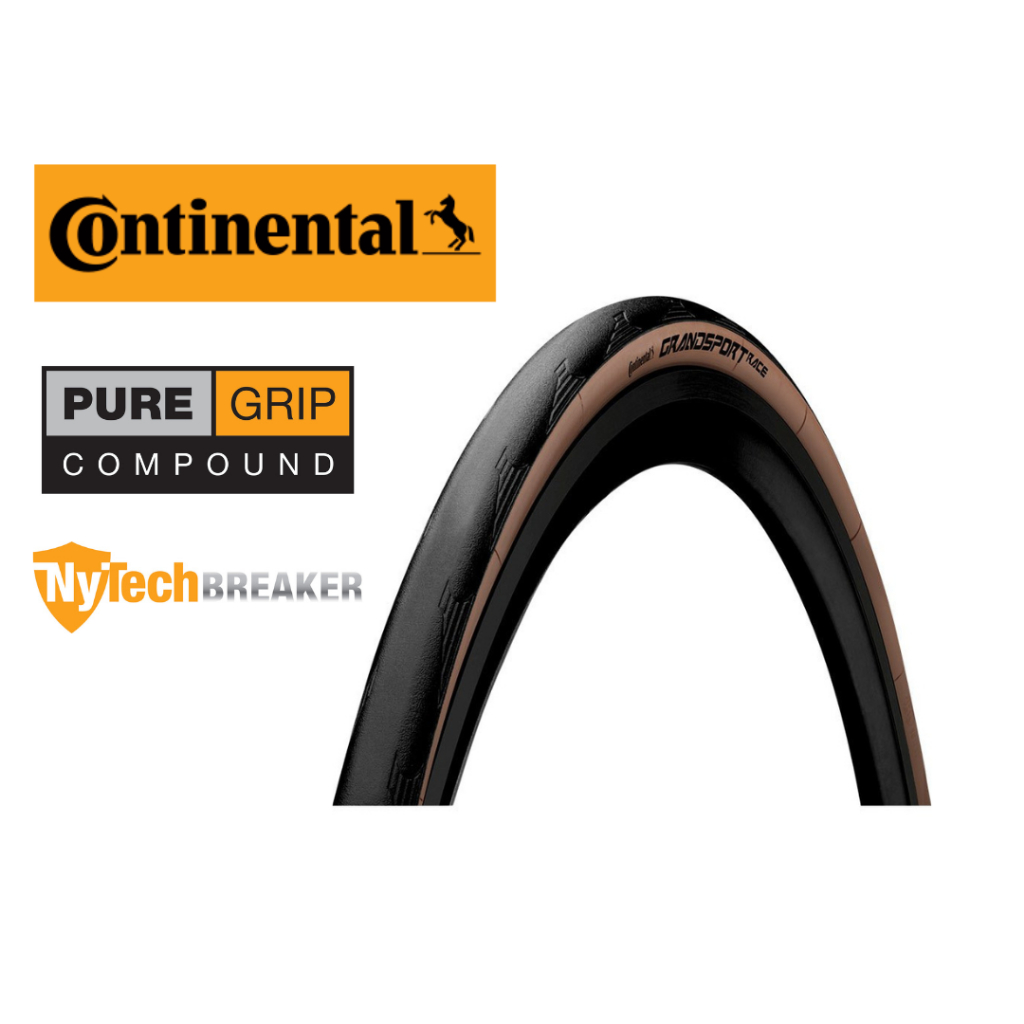 ยางจักรยานขอบพับ Continental Grand Sport Race มีกันหนาม ขนาด 700×25C / 700×28C