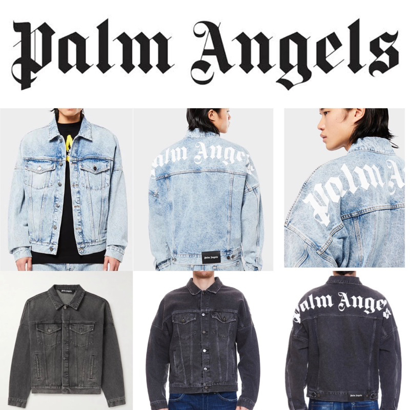 Palm Angels Logo Denim Jacket ของแท้ มือ 1