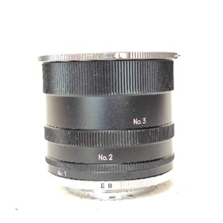 ท่อมาโคร Minolta SR Extension Tube Set Ⅱ No.1 No.2 No3 EB EL For MD MC Rokkor Lensสภาพดี