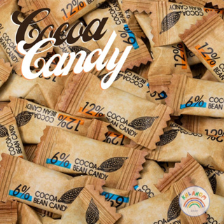 ลูกอม โกโก้ 1 บาท ลูกอมโกโก้อัดเม็ด cocoa bean candy (1เม็ด/1กรัม )สามารถเลือกความเข้มของโกโก้ได้