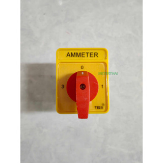 T&amp;B ซีเล็คเตอร์แอมป์ รุ่น HJ-CS-3AC AMMETER SELECTOR สวิทช์ลูกศร มิเตอร์แอมป์