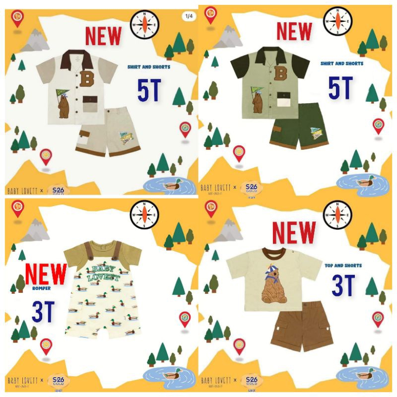 Babylovett 🏕️ Summer Golden Camp 🏕️พร้อมส่ง📣ใช้โค๊ดส่วนลดเพิ่มได้