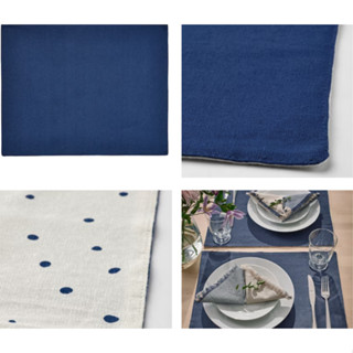 แผ่นรองจาน ของ อิเกีย วัสดุผ้า Cotton อย่างดี / Place mat, 45x35 cm