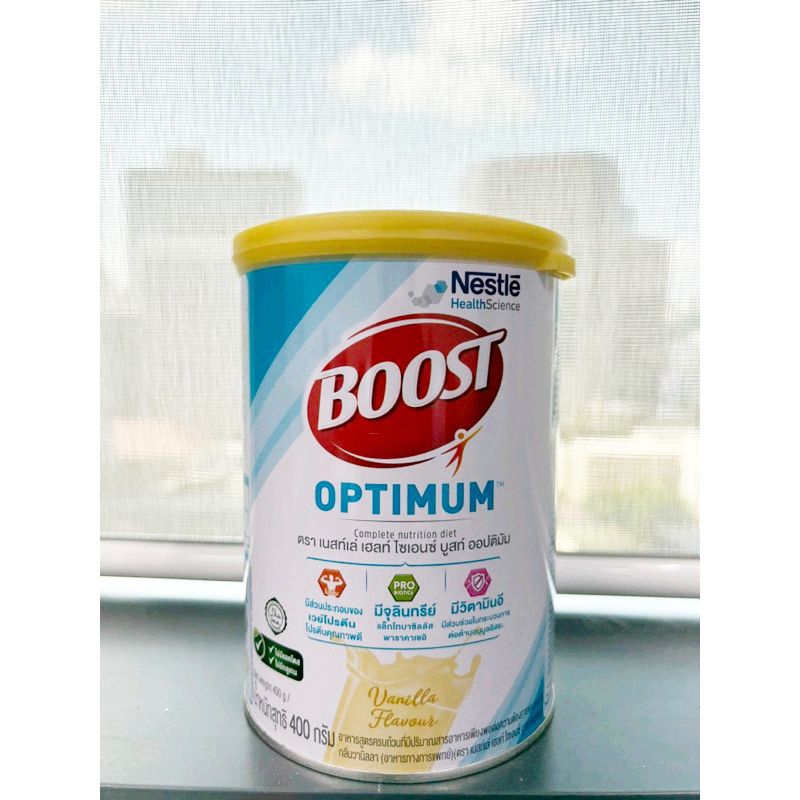 Boost optimum (บูสท์ ออปติมัม) รสวนิลา 400 กรัม