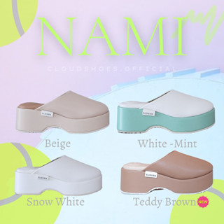 Cloudshoes.official : NAMI รองเท้าส้นตึกหัวปิด 2.3 นิ้ว