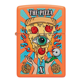 Zippo ไฟแช็กรุ่น CI418223  Eye of Pizza  ของแท้ รับประกันตลอดชีวิต นำเข้าและจำหน่ายโดยตัวแทนจำหน่าย