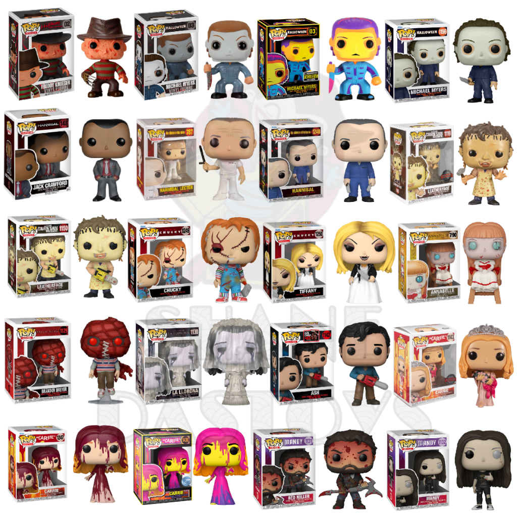 {PRE-ORDER} Funko Pop! MOVIES : Horror, Halloween, Chainsaw Texas, Chucky, Brightburn, La Llonora, H