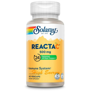 Solaray, Reacta-C®, 500 mg, 60 Vegetarian Capsules