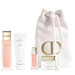 Dior Prestige Set 4 pcs With Bag ชุดผลิตภัณฑ์ดูแลผิวขนาดทดลองของ Dior Prestige