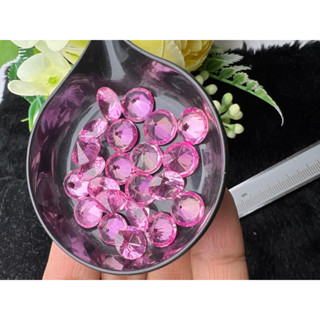 Lab Pink Round 9.00mm 2 pieces