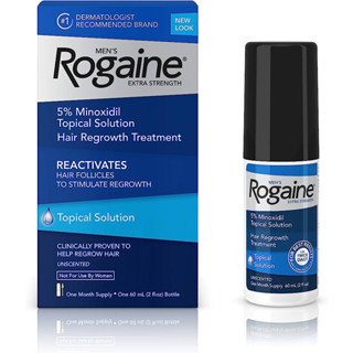 ของแท้จากอเมริกา Mens Rogaine Solution 60ml  สูตรน้ำ (Lot ใหม่มาก แถมฟรีขวดสเปรย์)