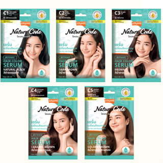 เซรั่มเปลี่ยนสีผมถาวร Lolane Nature Coden Botanic Hair Color SERUM