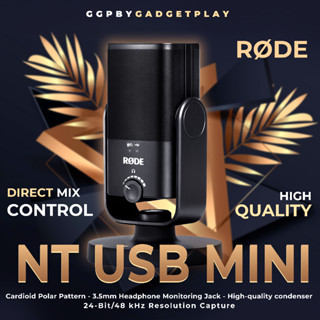 [กรุงเทพฯ ด่วน 1 ชั่วโมง] Rode ไมโครโฟน NT-USB Mini USB Microphone (ประกันศูนย์)