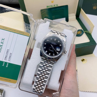 นาฬิกาข้อมือ Rolex Datejust CC clean (พร้อมกล่องใส travel case)