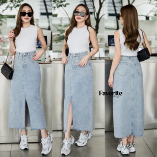 🌈🌿🌸🌺🌼💙🇰🇷 Jeans HW Long Skirt