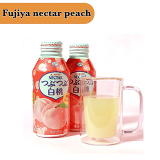 fujiya nectar เครื่องดื่มน้ำลูกพีช จากญี่ปุ่น 380ml