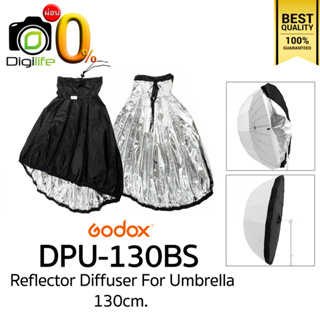 Godox DPU-130BS 130 cm. Silver-Black Reflector Diffuser For Umbrella สะท้อนแสง สีเงิน-ดำ (สำหรับ UB-130D )