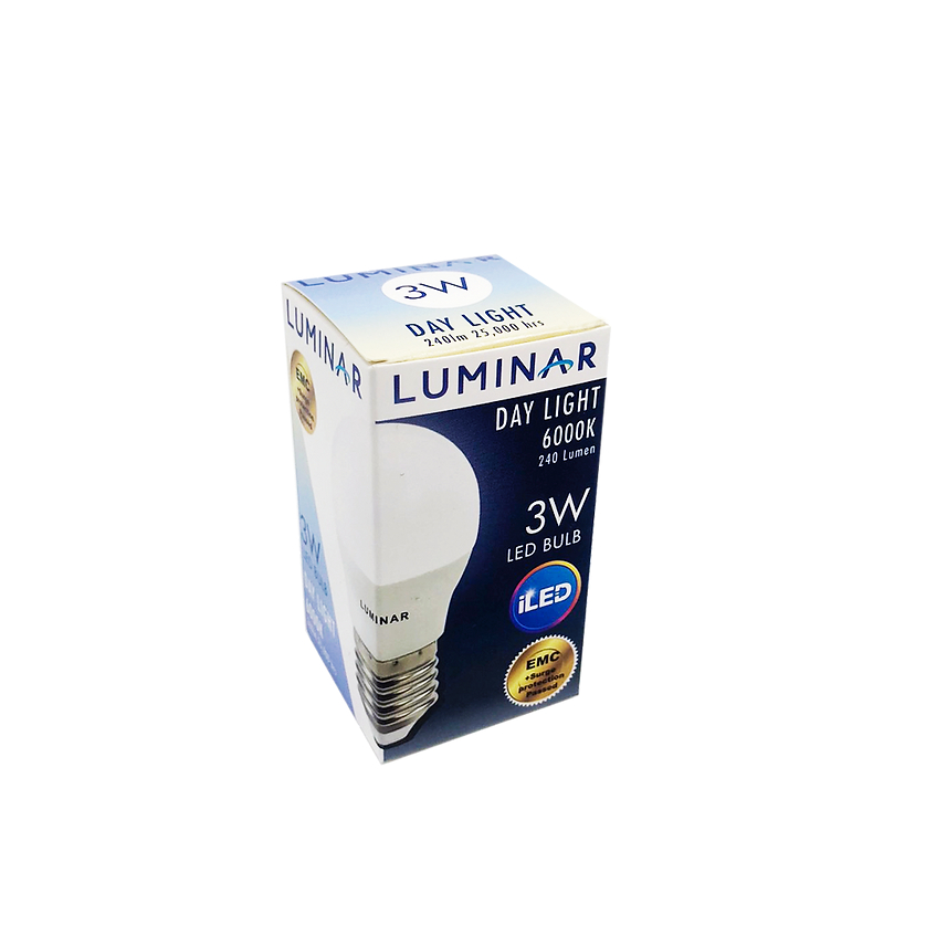 หลอดไฟ LED G45 LUMINAR 3W DAYLIGHT