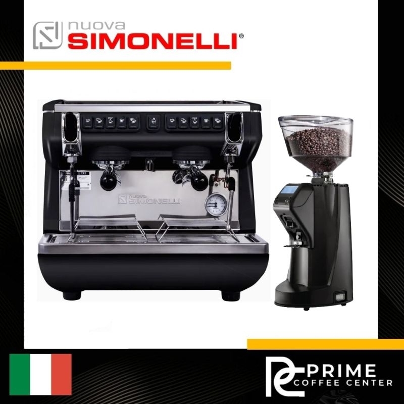Set เครื่องชงกาแฟ Nuova simonelli รุ่น Appia life compact กับเครื่องบดกาแฟ MDXS OD