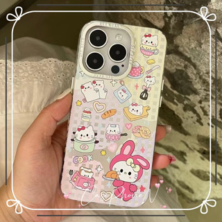 🔥สไตล์ใหม่🔥เคสไอโฟน iphone 11 14 Pro Max น่ารัก การ์ตูน คิตตี้สีชมพู ป้องกันการตก เคส iphone 12 13 Pro Case for iPhone