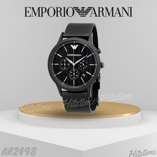 EMPORIO ARMANI รุ่นAR2498 43mm เอ็มโพริโอ อาร์มานี่ นาฬิกาผู้ชาย สายสแตนเลส A012