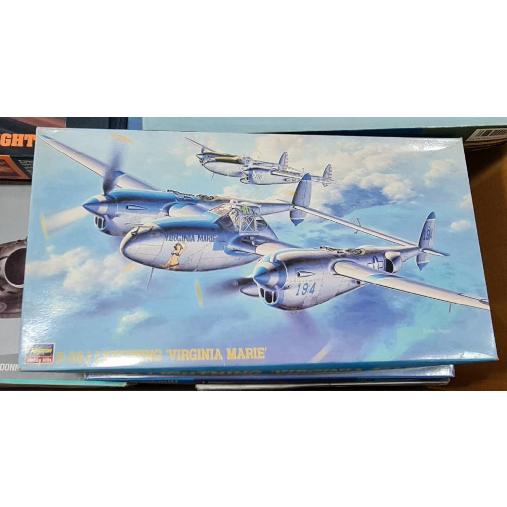 Hasegawa 1:48 Scale  P-38J Lightning 'Virginia Marie