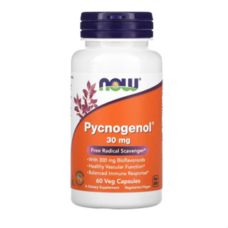 Now Foods, Pycnogenol 30 mg 60 Veg Capsules