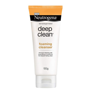 Neutrogena DEEP CLEAN FOAMING CLEANSER 100ML.