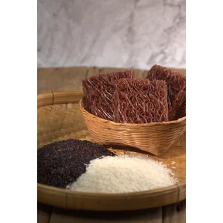 เส้นข้าวไรซ์เบอร์รี่อบแห้ง 280 กรัม (Riceberry ramen) กลูเตนฟรี ไม่ผ่านการทอด