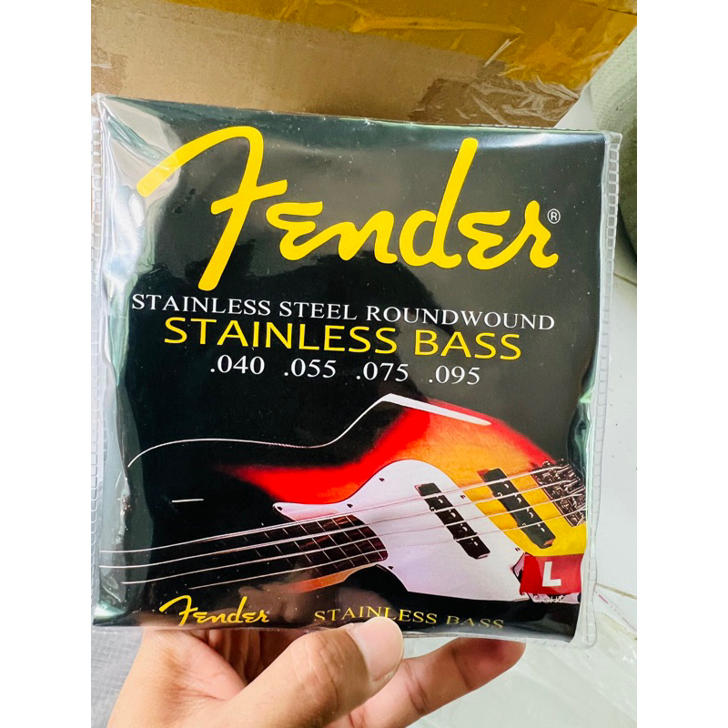 🔥หมดแล้วหมดเลย🔥ขายดี✅สายเบสแบบยกชุด Fender 4 เส้น