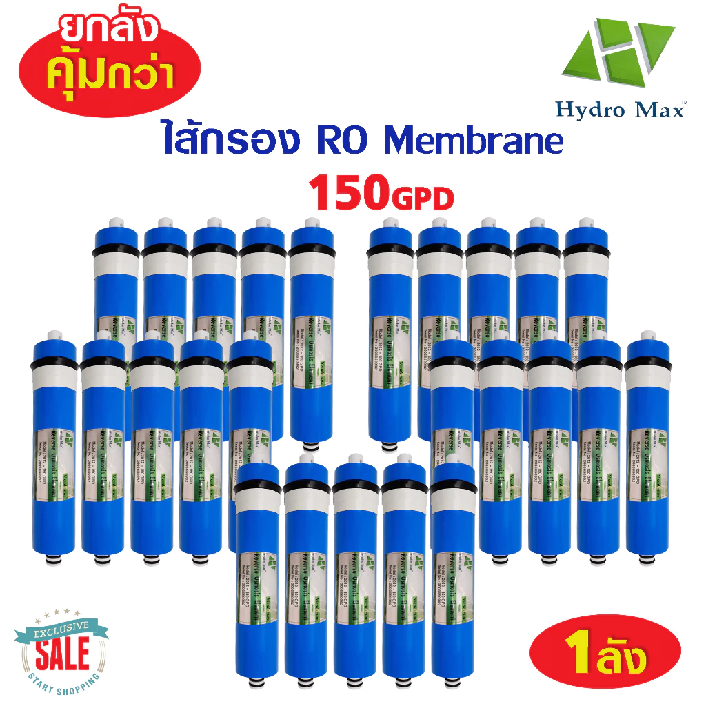 ไส้กรอง RO Membrane Biomax 150 GPD ยกลัง 25 ไส้ สำหรับเครื่องกรองน้ำ RO thumbnail 6