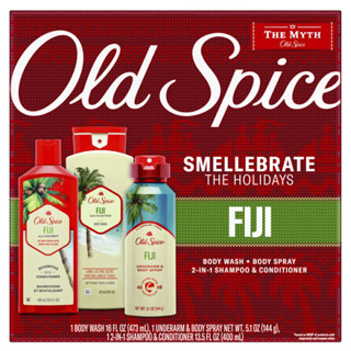 *ลด45.-ใส่โค้ด N2V2SQ* Old Spice Gift Set กลิ่น Fiji เซ็ทของขวัญ ดูแลตั้งแต่หัวจรดเท้า